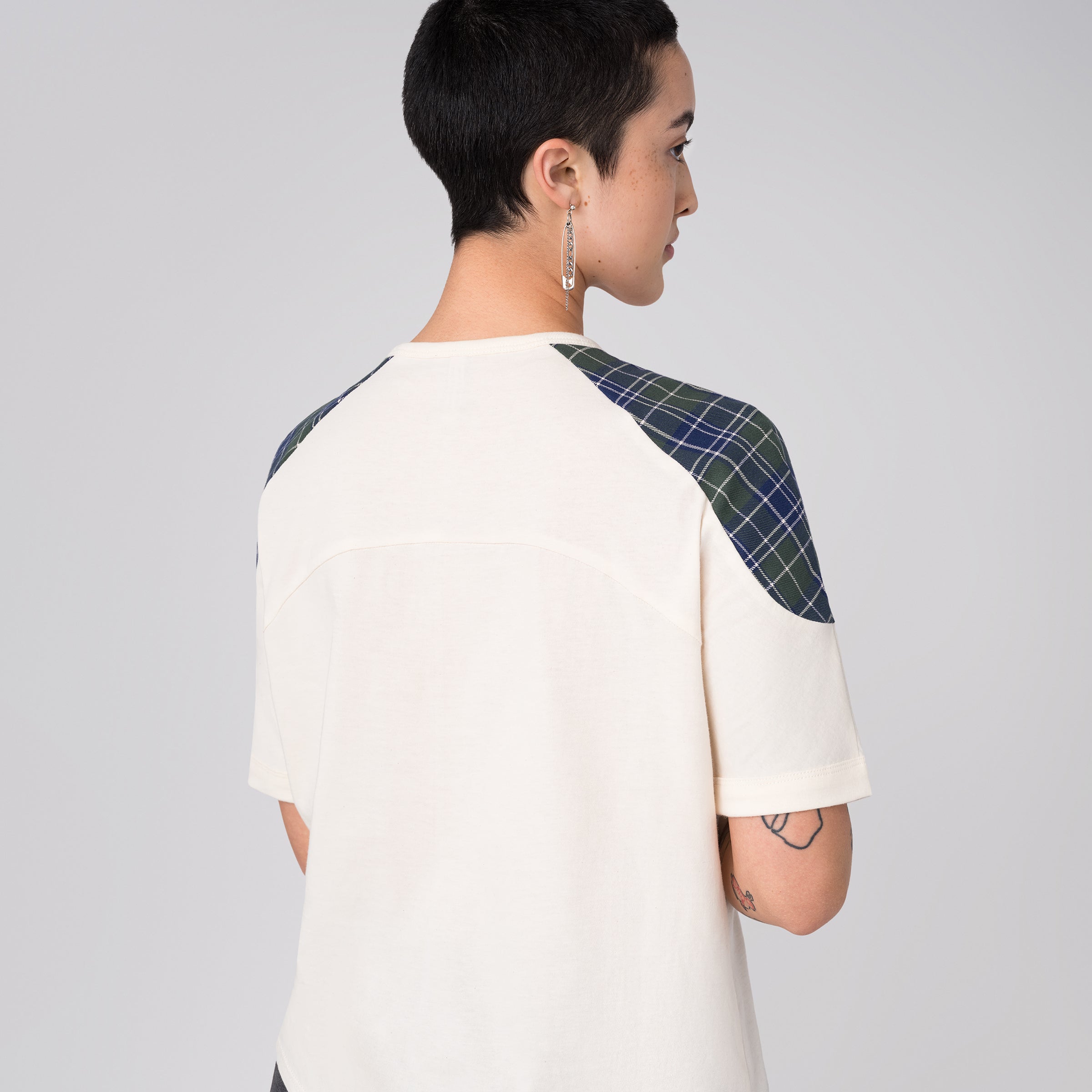 Beige 100% Cotton Jersey T-Shirt