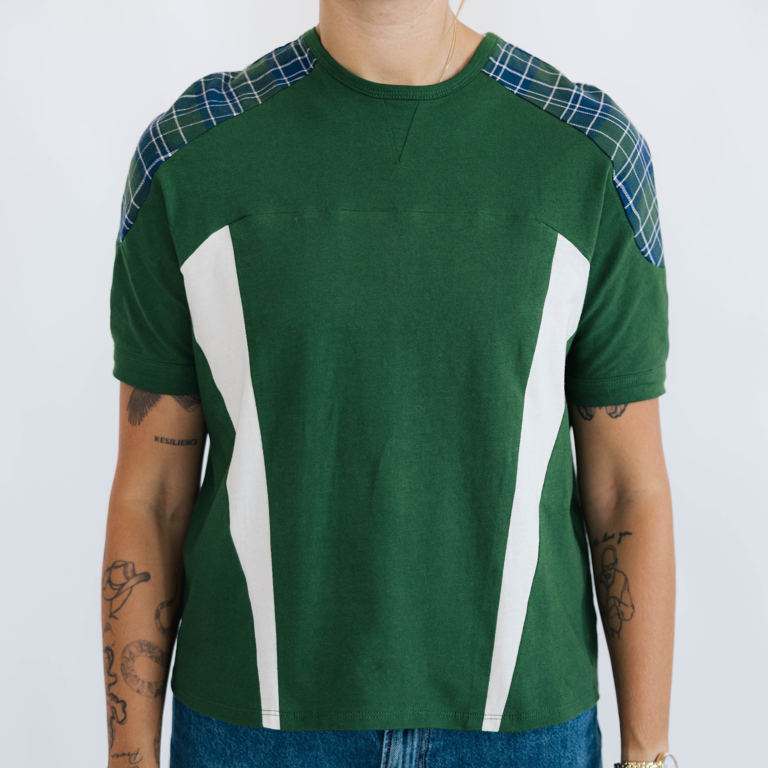 Green 100% Cotton Jersey T-shirt