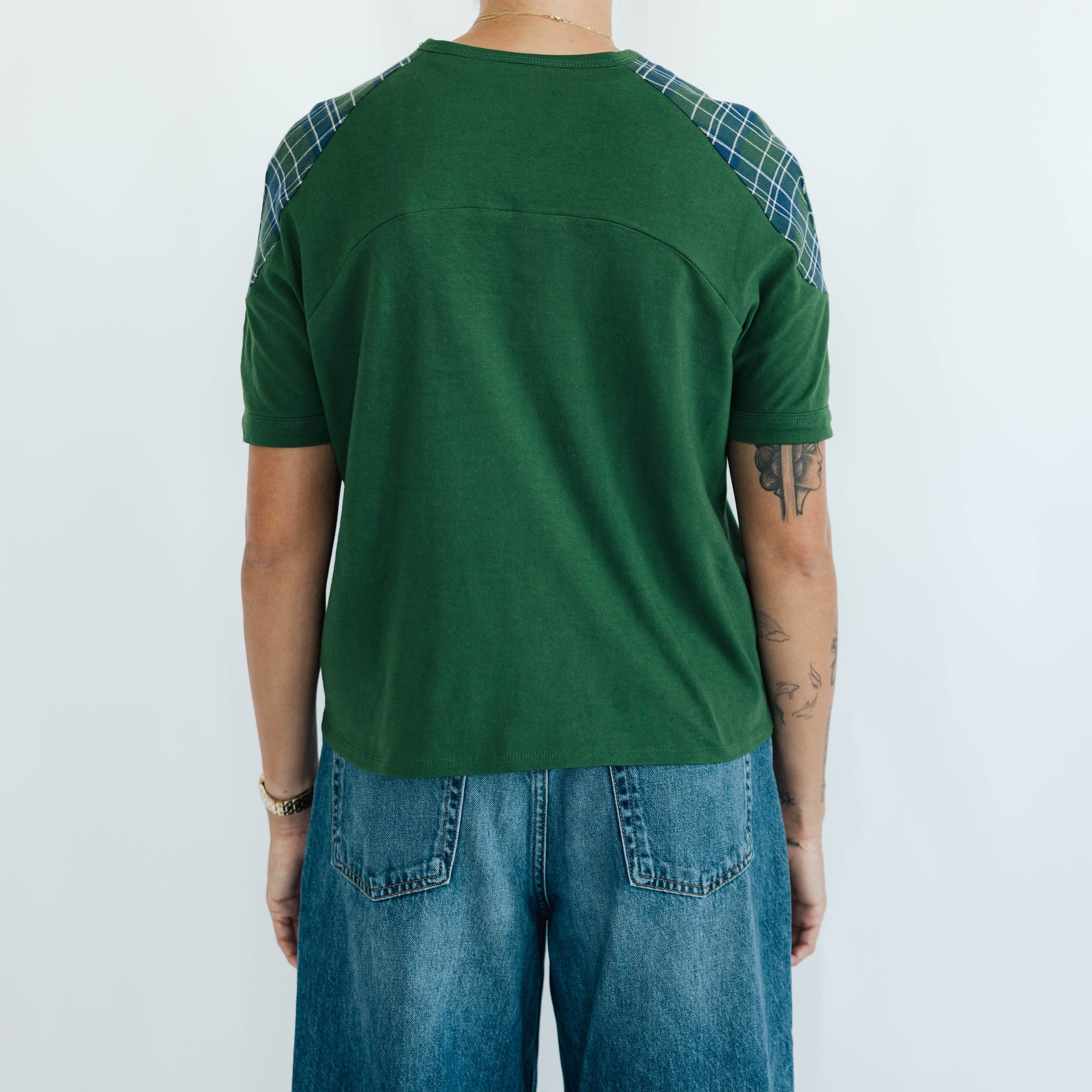 Green 100% Cotton Jersey T-shirt