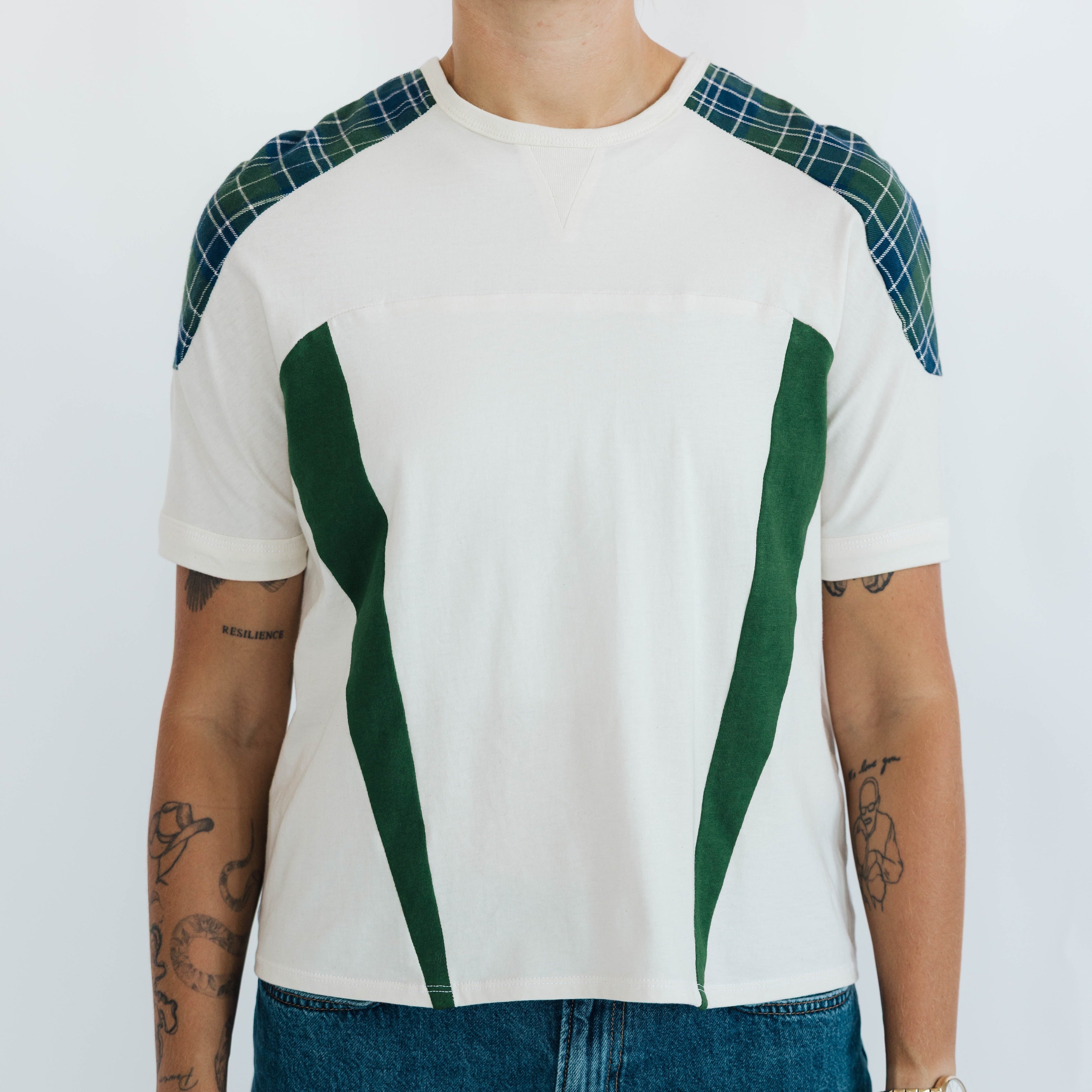 Beige 100% Cotton Jersey T-Shirt