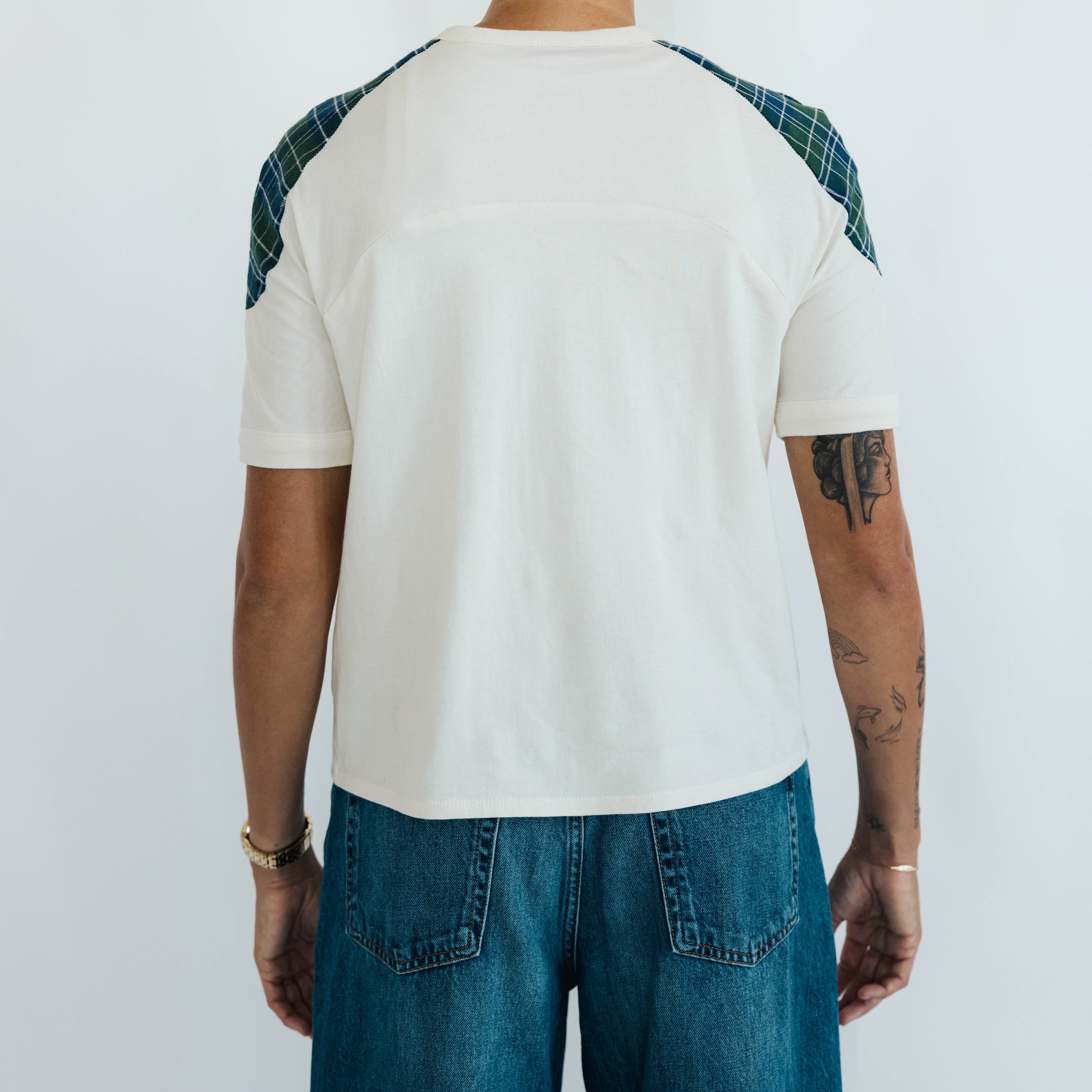 Beige 100% Cotton Jersey T-Shirt